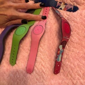 Disney Pink and Green Wearable Watches